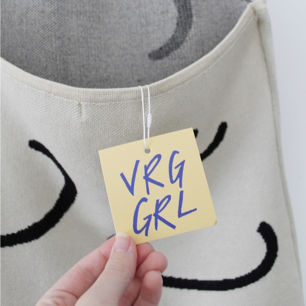 Verge Girl Summer Weekend Knit Mini Halter Dress in Cream NWT - Picture 14 of 14